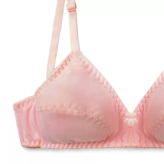 Women’s Ample Single Padded Casual Wireless Bra – Soft Everyday Comfort