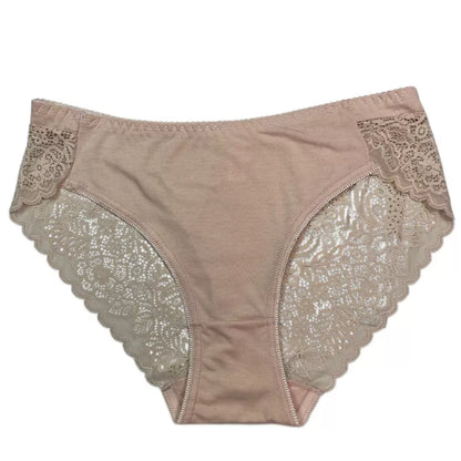 Women’s Pack of 3 Cotton Charm Brief Panties – Soft Comfortable Everyday Underwear