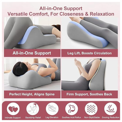 Lower Back Pain Relief Pillow – Ergonomic Memory Foam Support Cushion (Pakistan)