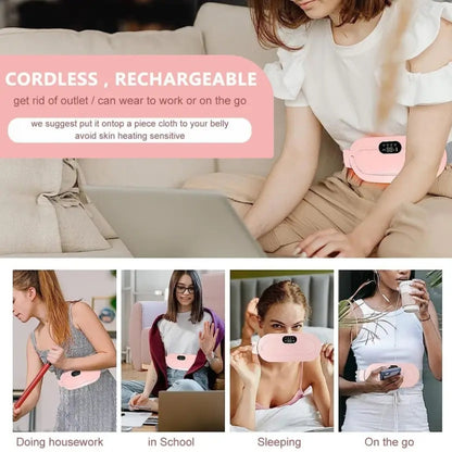Rechargeable Electric Heating Pad Period Cramp Belt – Dard Se Fori Relief