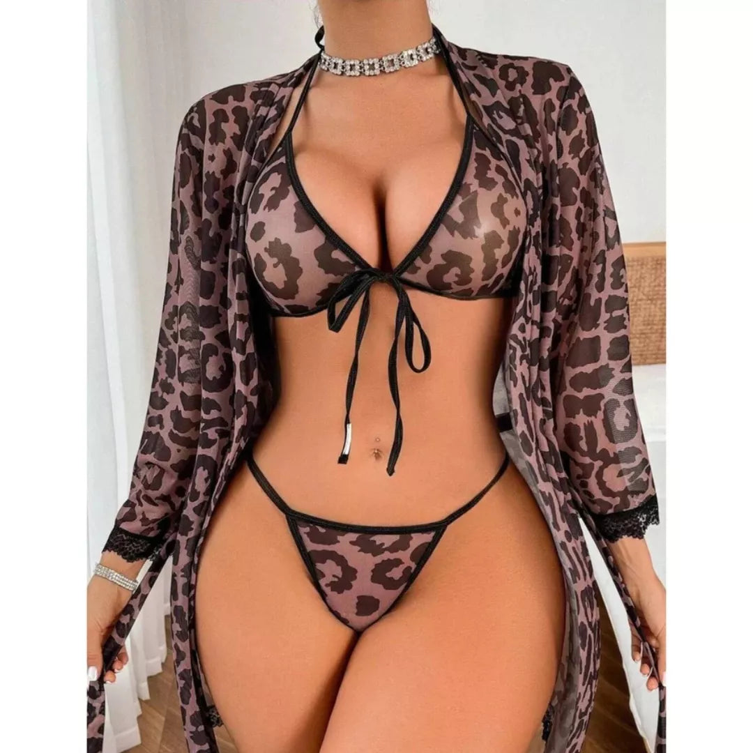 Women’s Dravina Lingerie Set with Gown – Elegant Nightwear