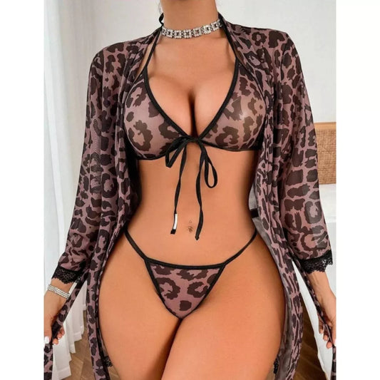 Women’s Dravina Lingerie Set with Gown – Elegant Nightwear