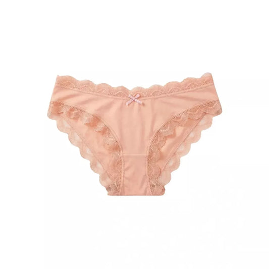 Women’s Lush Lace Peach Cotton Bikini Panty – Soft Daily Wear