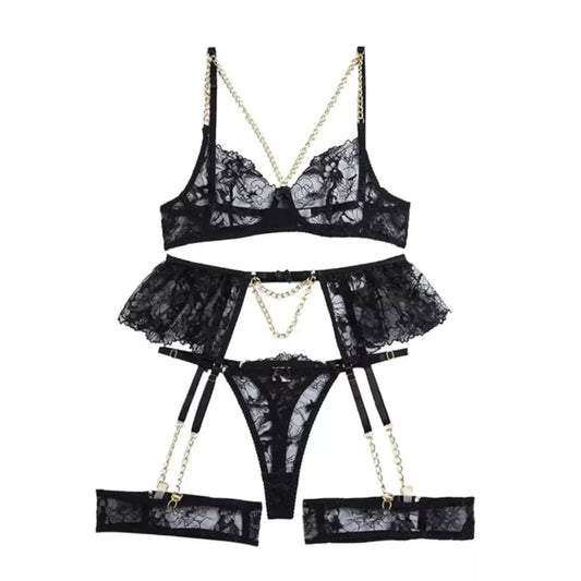 Women’s Alona Padded Bra & Panty Set – Soft Comfortable Lingerie