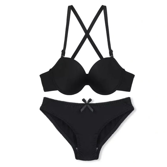Women’s Mystique Noir Garter Set – Elegant Lace Lingerie