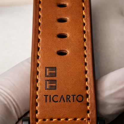 Ticarto T-2761 Premium Chronograph Leather Watch