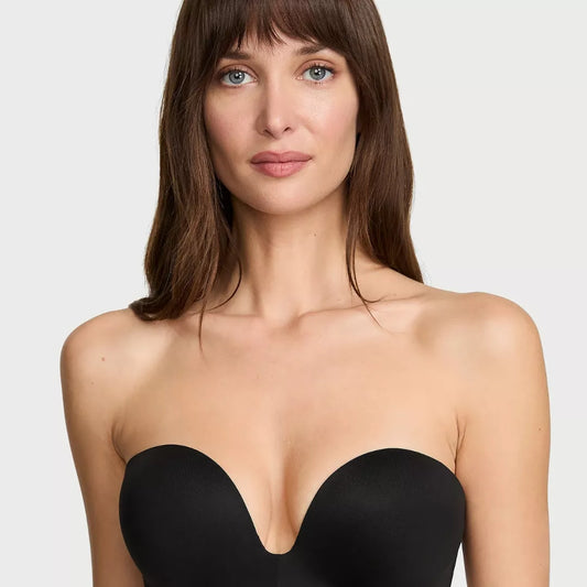 Women’s Black & White Lace Push-Up Bra – Soft Comfortable Fit