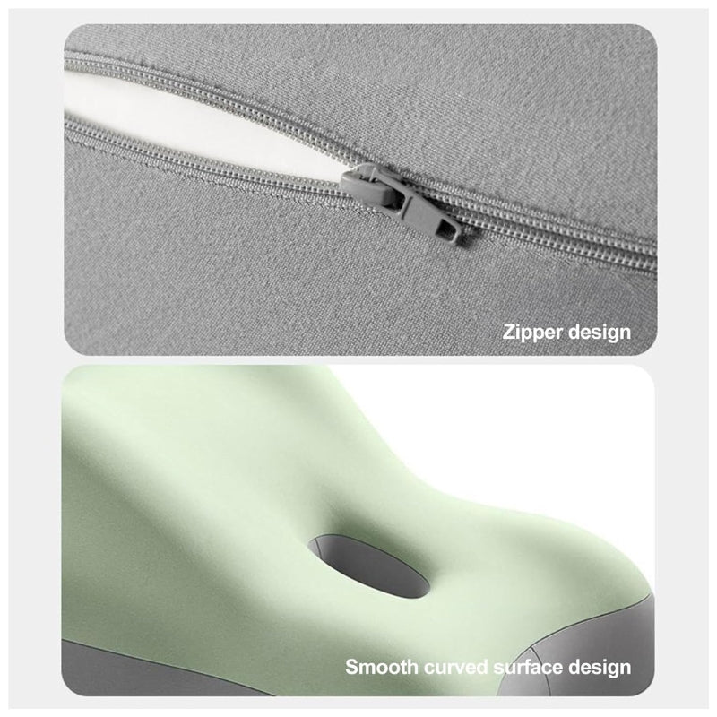 Lower Back Pain Relief Pillow – Ergonomic Memory Foam Support Cushion (Pakistan)