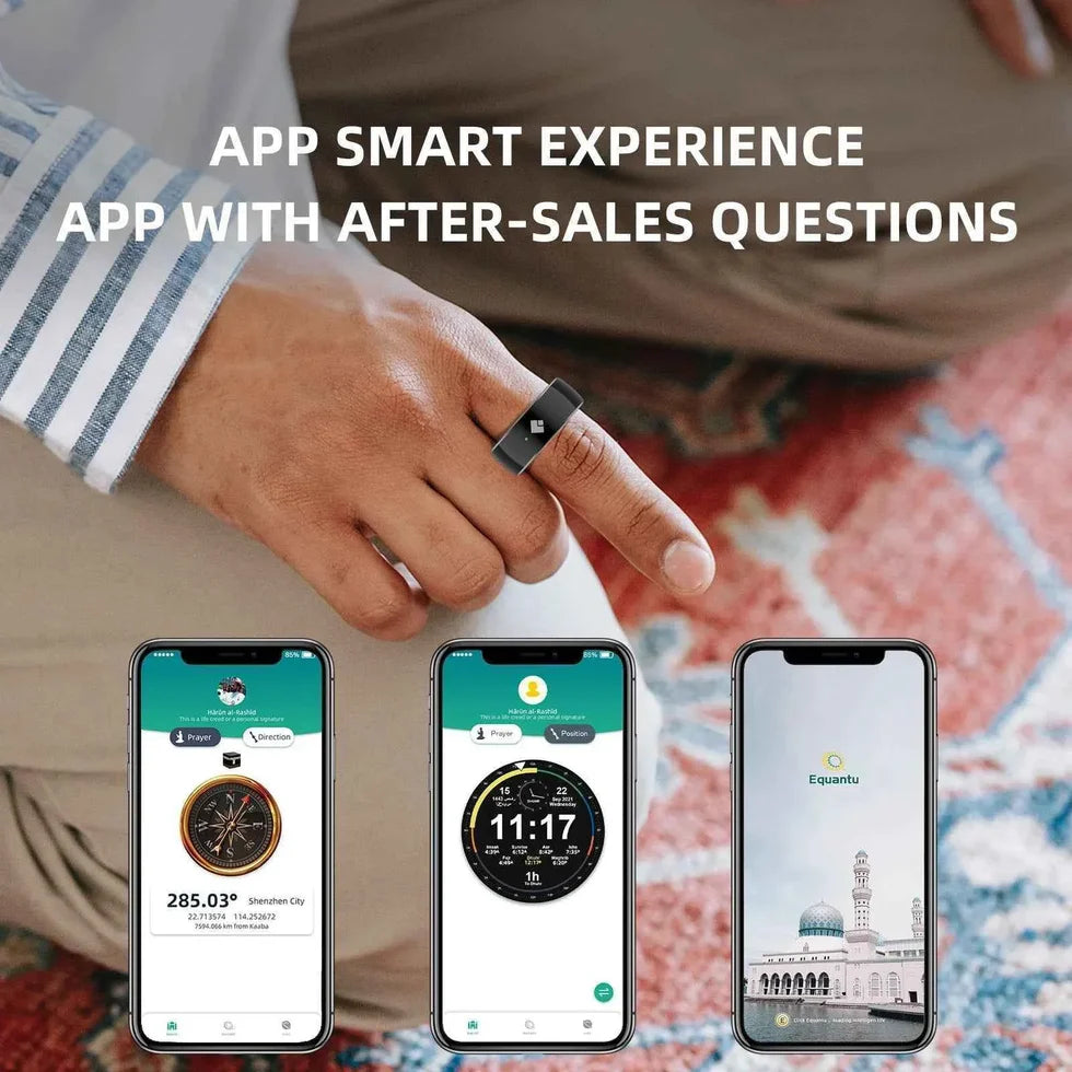 Islamic Smart Zikr Ring with Digital Counter – QB708